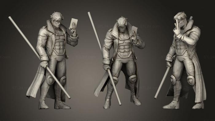 Figurines heroes, monsters and demons (X Men 2, STKM_3877) 3D models for cnc